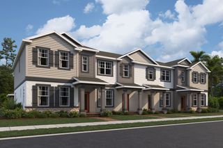 New construction house 1381 Hyde St, St. Cloud, FL 34771 plan Windham II - Townhome Series - image