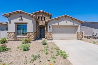 New construction Single-Family house 16410 W Desert Mirage Drive, Surprise, AZ 85388 Hacienda Series - Crimson- photo