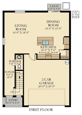 New construction house 5682 Ficus Aurea St, Kissimmee, FL 34758 plan Atlanta - image