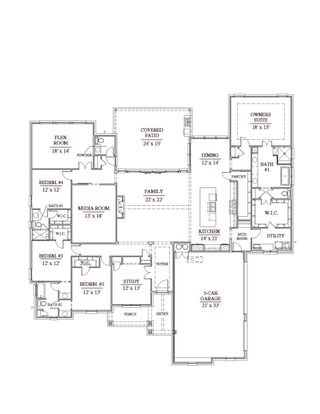 New construction Single-Family house 404 Broadmoor, Haslet, TX 76052 plan CUSTOM - image