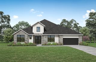 New construction Single-Family house 5006 Fountainhead Ln, Manvel, TX 77583 plan Vista - image