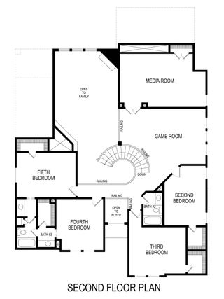 New construction Single-Family house 412 Hidden Cove Dr, DeSoto, TX 75115 plan Brentwood 3FS (w/Media) - image