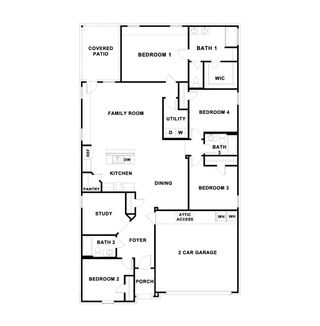 New construction  house 20416 Tuberville Ln, Manor, TX 78653 plan The Lakeway - image