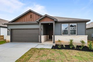 New construction Single-Family house 2521 Heritance Pass, Seguin, TX 78155 plan Guenther - 2013 - image