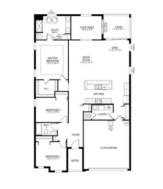 New construction  house 3230 Viceroy Ct, Poinciana, FL 34759 plan Drexel - image