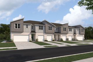 New construction Townhouse house 8846 Ginko Run, Parrish, FL 34219 plan Lakewood - image