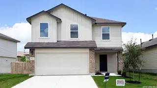 New construction Single-Family house 10727 Criterion, San Antonio, TX 78252 plan The Franklin - image