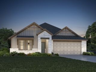 New construction Single-Family house 129 Coopers Hawk Crst, Cedar Creek, TX 78612 plan The Preston (403) - image