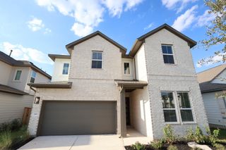 New construction Single-Family house 345 Marisol Bnd, Georgetown, TX 78626 plan Willow - image