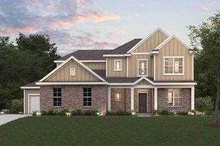 New construction house 6725 Settingdown Creek Dr, Dawsonville, GA 30534 plan Hemlock - image