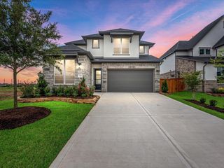 New construction Single-Family house 32162 Sky Branch Dr, Fulshear, TX 77441 plan Hawk - image