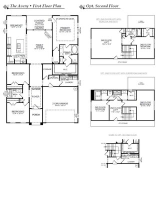 New construction Single-Family house 1259 Carrington Dr, Stanley, NC 28164 plan Avery - image