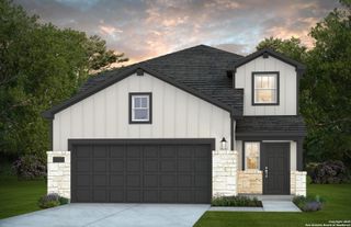 New construction Single-Family house 8252 Smithers Ave, San Antonio, TX 78252 plan Fentress - image