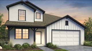 New construction Single-Family house 1507 Upwell Crk, New Braunfels, TX 78130 plan Stream View - image