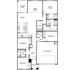 New construction Single-Family house 24445 W Gwen St, Buckeye, AZ 85326 plan Arlo - image