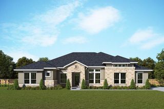 New construction Single-Family house 2893 Sandman Pass, Leander, TX 78641 plan The Monterey - image