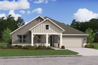 New construction Single-Family house 12822 Old Fashion Cir, Mont Belvieu, TX 77535 plan Barcelona - image