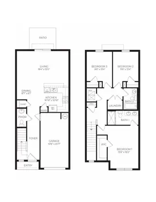 New construction Single-Family house 1656 Great Osprey Wy, New Smyrna Beach, FL 32168 plan Pearson - End Unit - image