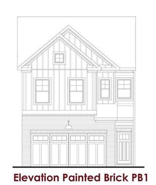New construction Townhouse house 317 Brook Landing Cir, Auburn, GA 30011 plan Medlock - image