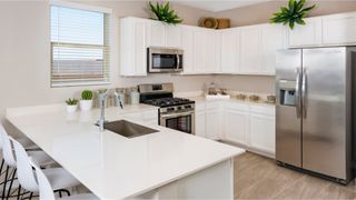 New construction Single-Family house 17280 W Via Lindo Ct, Surprise, AZ 85387 Dusk Plan 3568- photo