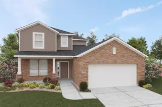 New construction Single-Family house 205 Red Wolf Dr, Jarrell, TX 76537 plan Southfork - image