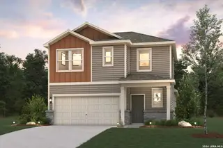 New construction Single-Family house 2334 Crisp Gln, San Antonio, TX 78224 plan Hawthorn - 1802 - image