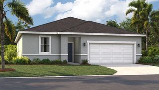 New construction house 1770 Flag St, Haines City, FL 33844 plan The Portland - image