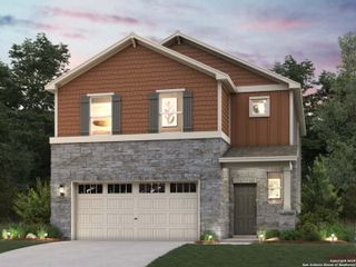 New construction house 6614 Pintail Pass, Leon Valley, TX 78240 plan Lawson - 2057 - image