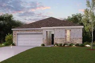 New construction house 11019 Youngquist Dr, Mont Belvieu, TX 77523 plan Davis - image