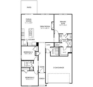 New construction Single-Family house 479 Harben Dr, Woodruff, SC 29388 plan Buchanan - image