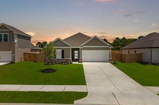New construction house 6718 Pebble, Old River-Winfree, TX 77523 plan Young - image