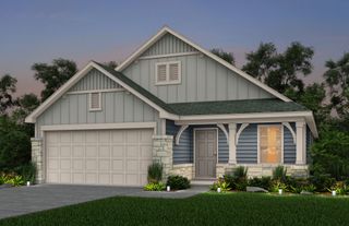 New construction Single-Family house 129 Adlai Ave, Georgetown, TX 78633 Hewitt- photo