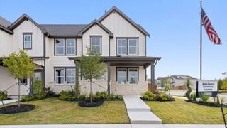 New construction Townhouse house 2551 Caleb Asher Loop, Round Rock, TX 78665 The Crosshaven- photo