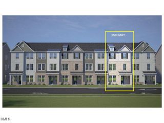 New construction Townhouse house 610 Thatch Ln, Knightdale, NC 27545 plan The Avery Exterior - image