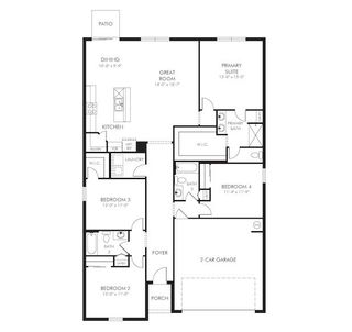 New construction  house 31349 Albarino Dr, Brooksville, FL 34602 plan Hibiscus - image