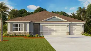 New construction house 865 Seagrove Trl, St. Cloud, FL 34771 plan Covington - image