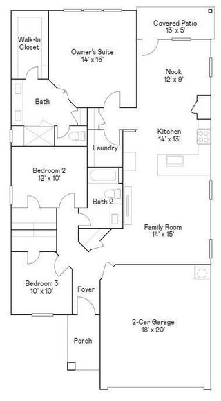 New construction  house 18415 Orchid Manor St, Crosby, TX 77532 plan Austen - image
