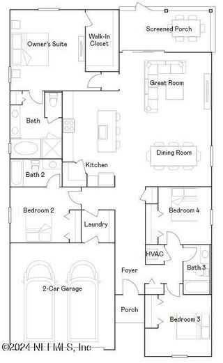 New construction  house 3216 Tupelo Lp, Green Cove Springs, FL 32043 plan Trevi II - image