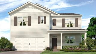 New construction Single-Family house 8193 Elkhorn Dr, Fairburn, GA 30213 plan Hayden - image