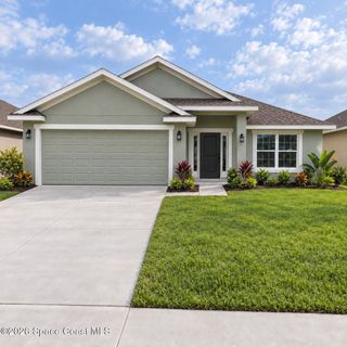 New construction  house 1376 Kylar Dr Nw, Palm Bay, FL 32907 plan 2200 - image