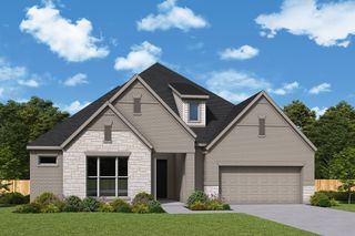 New construction Single-Family house 2045 Morning Mist Dr, Georgetown, TX 78628 plan The Flower Mound - image