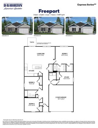 New construction  house 4574 Red Oak Dr, Trinity, NC 27370 plan Freeport - image