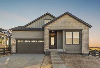 New construction Single-Family house 6749 Fawn Path Ln, Castle Pines, CO 80108 plan 4082 Heritage Elevation B - Colorado Ranch - image
