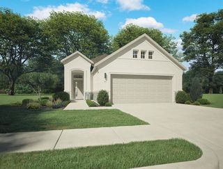 New construction Single-Family house 8012 Shining Flor Run, Lago Vista, TX 78645 Cedar | Lakeside at Tessera- photo