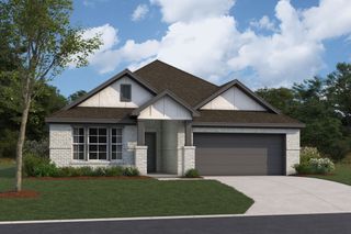 New construction  house 814 Ridgewood Cliffs Ct, Willis, TX 77378 plan Esparanza - Smart Series - image