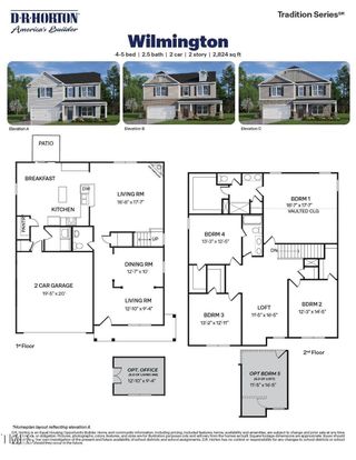 New construction Single-Family house 1217 Pavo Path, Wendell, NC 27591 plan WILMINGTON - image