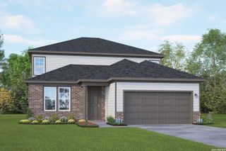 New construction Single-Family house 8734 Thyme Mdw, Elmendorf, TX 78112 plan The Douglas B - image