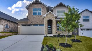 New construction Single-Family house 1840 Crooked Creek St, Leander, TX 78641 plan The Lincoln II - image