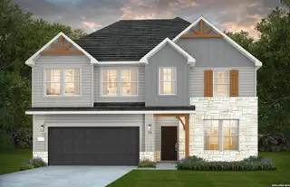 New construction Single-Family house 1328 Hallettsville, San Antonio, TX 78253 plan Caldwell - image