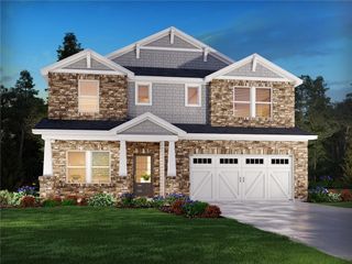 New construction Single-Family house 411 Valley Oak Drive, Dawsonville, GA 30534 Johnson- photo